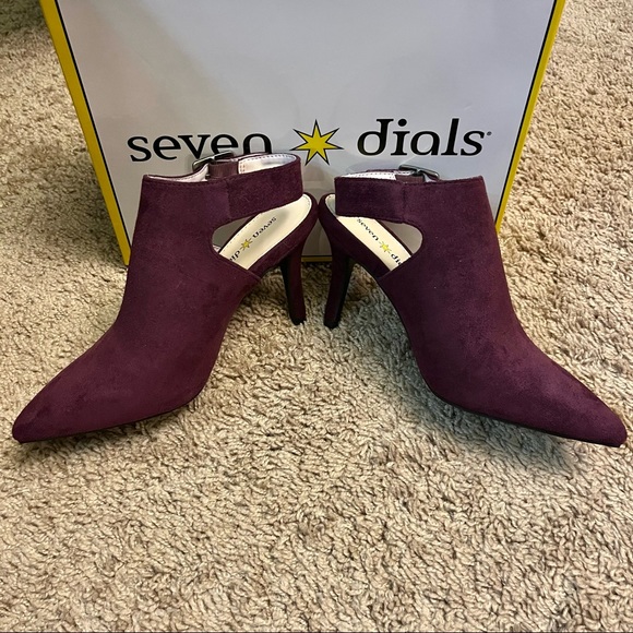 NIB Purple Suede Booties - Picture 4 of 7